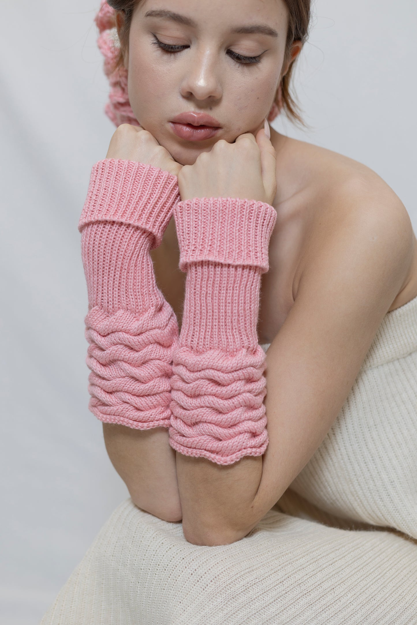 SOFT RIPPLETTES PINK CUFFS